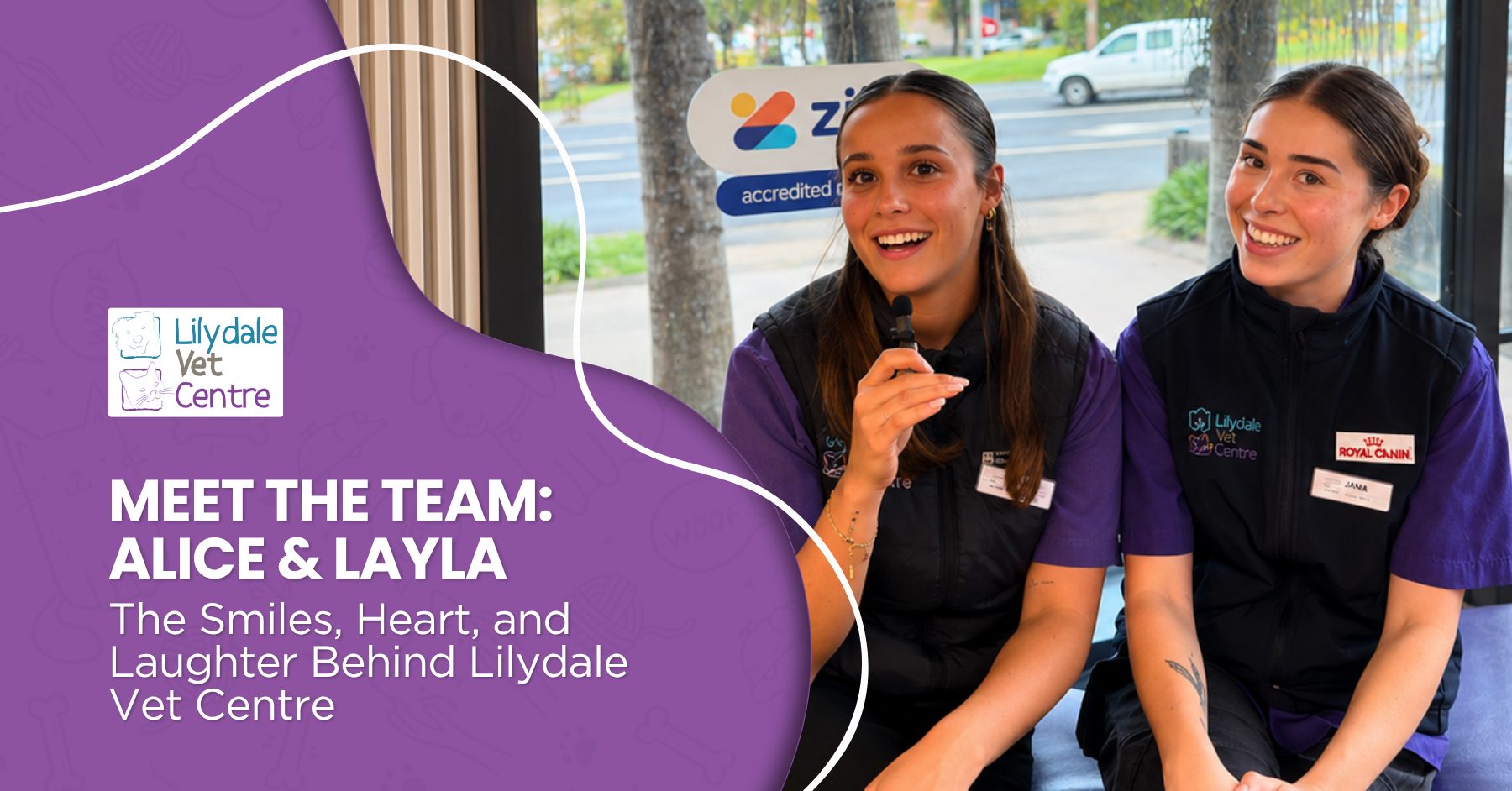 Meet The Team: Alice &Amp; Layla — The Smiles, Heart, And Laughter Behind Lilydale Vet Centre 1 | Lilydale Vet | Veterinary Care | Image Meet The Team Alice Layla | Lilydale Vet | Veterinary Care | Image