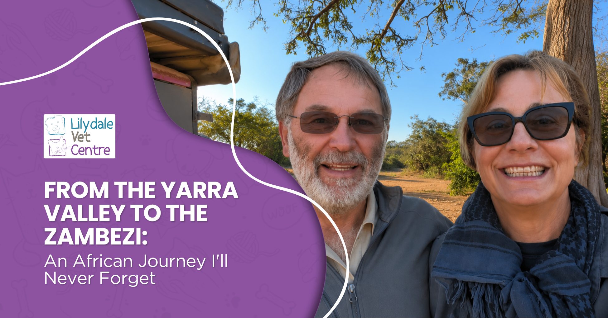 From The Yarra Valley To The Zambezi: An African Journey I'Ll Never Forget 19 | Lilydale Vet | Veterinary Care | Image Dr. Miranda And Her Husband Smiling During Their African Adventure With Victoria Falls Behind Them, Sharing An Unforgettable Journey Through Zimbabwe And Zambia Before Returning To Lilydale.